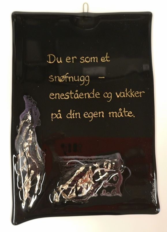 Hustavle i glass, Du er som et