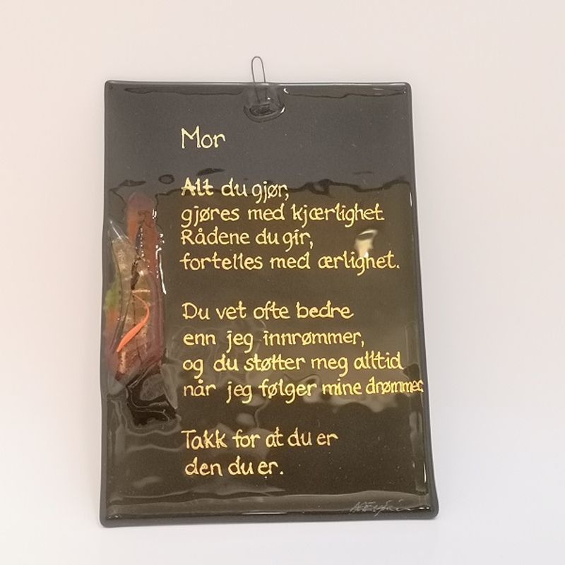 Hustavle i glass, Mor, alt du gjør..